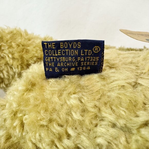 Boyds Mathew Growler Teddy Bear Plush Stuffed Animal w Tags Voice Fully Jointed - Picture 5 of 8